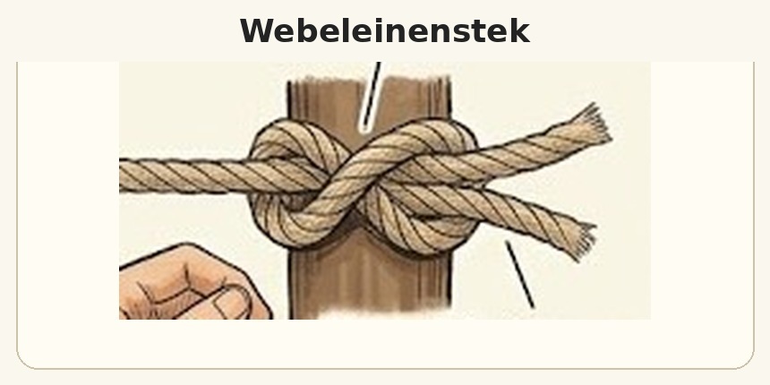 Webeleinenstek