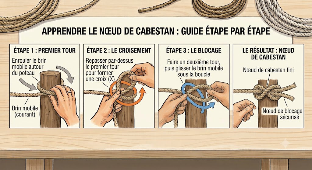 Guide pas à pas : Cabestan