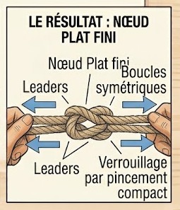 Nœud plat