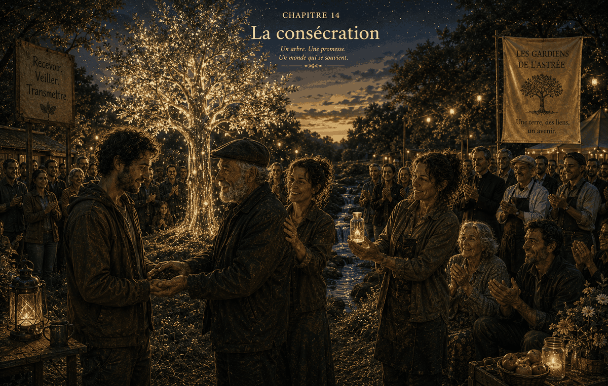 Illustration intitulée « La consécration »